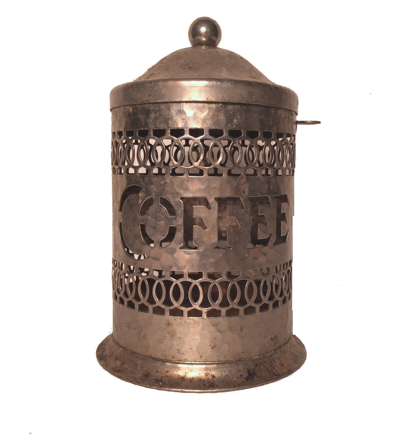 Vintage Silver Plated Coffee Canister Sheffield England