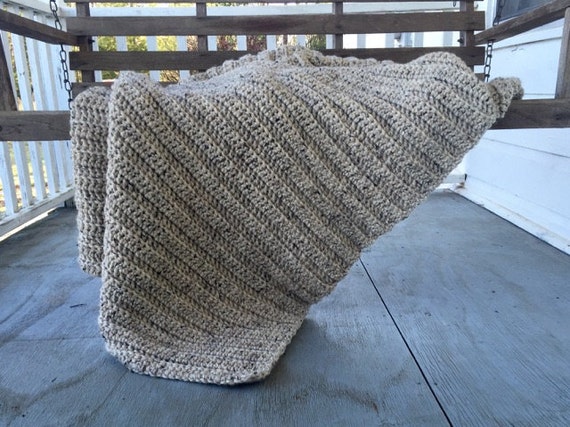 Crochet Baby Blanket Baby Boy Blanket Textured Blanket Baby