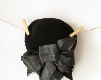 Vintage Cocktail Hat, Fascinator Hat, Casque Hat, Vintage Hat, Vintage Head Piece, Vintage Head Ornament, Hair Ornament, Head Ornament