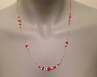 Swarovski Crystal illusion necklace