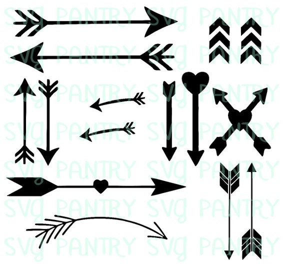 Download arrow svg cut file set digital cut files by theSVGpantry on Etsy