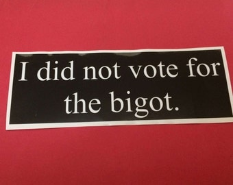 Anti-Trump Bumper Sticker