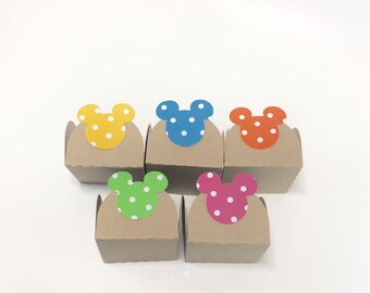 Candy holder / Brigadeiro holder - kraft + polka dot