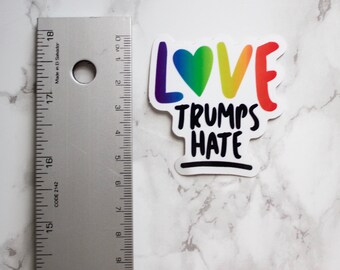 Love Trumps Hate Sticker