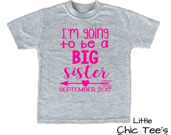 Big Sister Shirt, Big Sister Shirt Announcement, going to be big sister shirt, I'm Going To be A Big Sister Shirt
