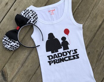 Star Wars Ears - Disney Ears - Star Wars Shirt - Daddy's Princess Shirt