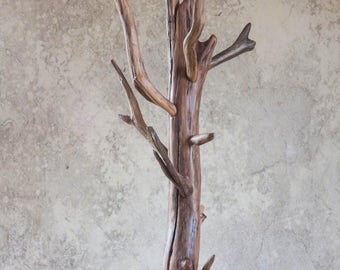 Driftwood coat rack, Natural coat rack, Wooden coat rack, Free coat hanger, Free stand coat rack, Stand coat rack, Stand coat hanger