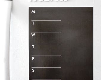Fridge calendar - magnetic memo board