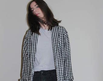 Vintage Houndstooth Blazer