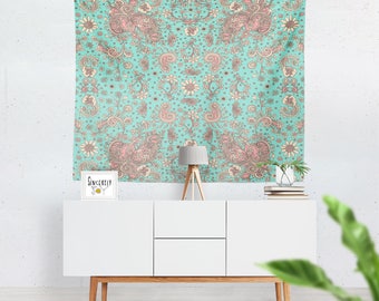 Floral tapestry | Etsy