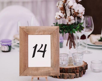 Wedding Table Number Decals - Wedding Decor - Table Number Stickers