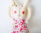 personalised plush bunny