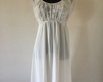 Vintage 1950s Vanity Fair Sheer Nightgown