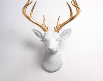 White Deer Head Wall Decor faux taxidermy wall mounts deer to unicornwhitefauxtaxidermy White Deer Head Wall Decor faux taxidermy wall mounts deer to unicornwhitefauxtaxidermy