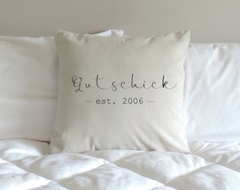 Personalized Pillow Cover - Custom Pillow - Name Pillow - Valentines Gifts - Anniversary Gift - Valentines Day Gift - Personalized Wedding