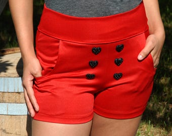 Pin up shorts | Etsy