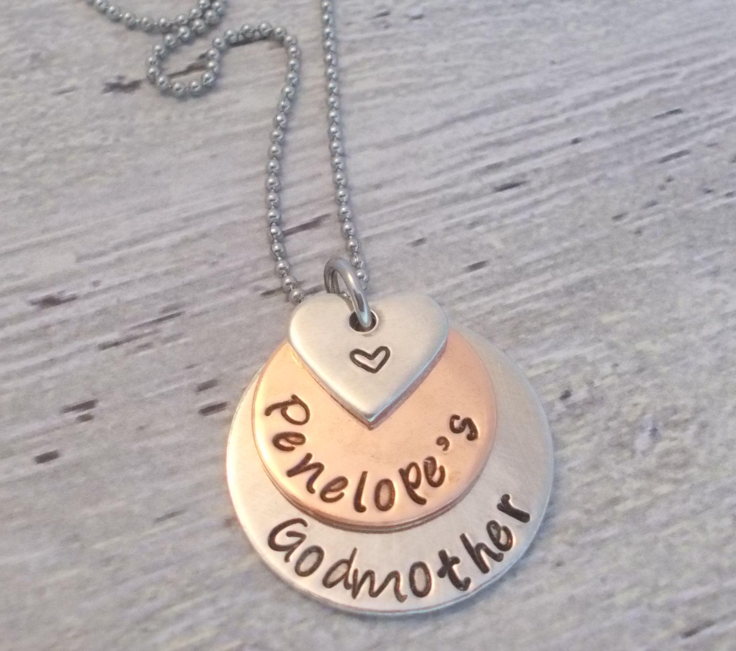 Personalized Godmother Necklace Godmother Gift