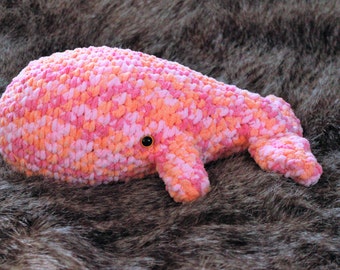 pink whale plush