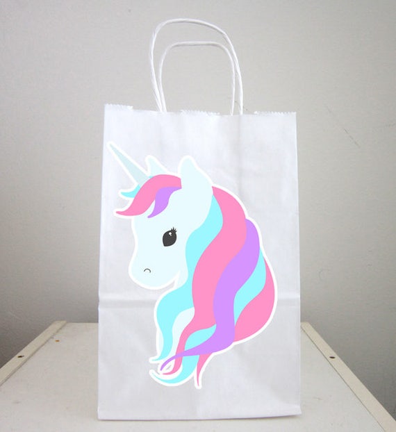 unicorn goody bags unicorn party bags unicorn favor bags