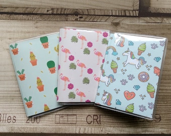 Travel Card Holder - Unicorn - Flamingo - Cactus - Oyster Card Holder - Bus Pass Holder - Business Card Holder - Travel Wallet -Card Wallet