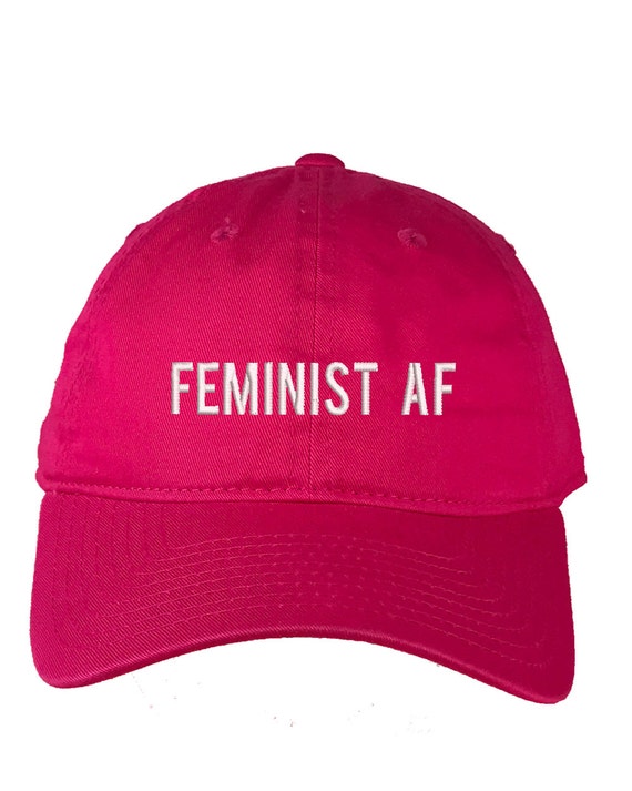 FEMINIST AF Baseball Hat Low Profile Embroidered Baseball
