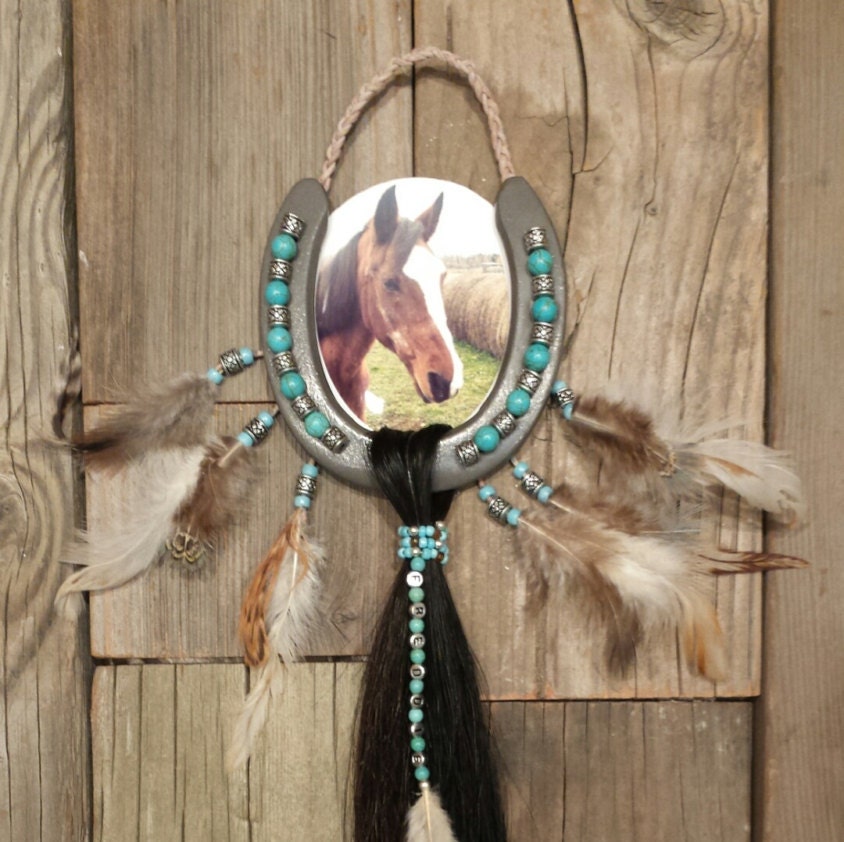 Memorial Horse Horse Keepsake Decorated Horseshoes