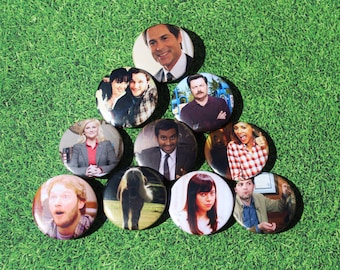 Parks and Recreation Pinback Buttons