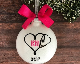 Nurse Ornament, RN Graduation Gift, Registered Nurse Gift, RN Gift, Nurse Graduation, Gift For Nurse, Nursing Graduation, Personalized Nurse