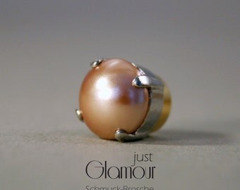 Rose gold Swarovski pearl jewelry Magnet "glamour" magnetic jewelry genuine Swarovski bead brooch, mother's Day, gift, Rosegold jewelry,