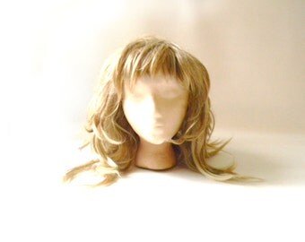 Vintage Women's Long Blonde Wig / Costume Wig