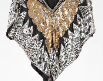 1970 Sequin Butterfly Top