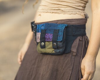 Patchwork Pocket Belt