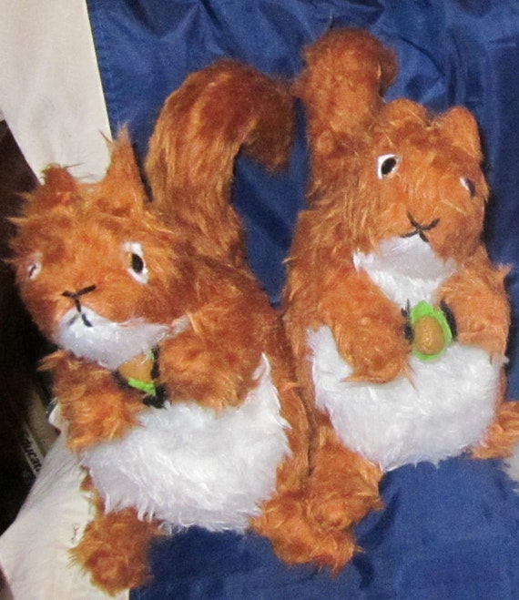 Red Squirrel Toy, Copper  Squirrel Toy, Plush Squirrel Toy. Squirrel with Acorn, Special Toy Squirrel, Toy for Tots. Toy for Boys or Girls.