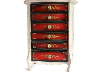 Musical Jewelry Chest of Drawers - After the Lovin - Jewelry Music Box - Gift for Her - Anniversary Gift