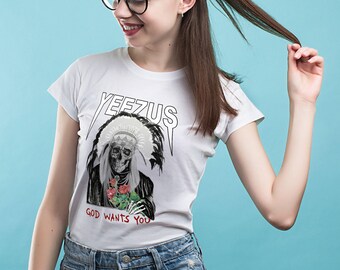 Yeezus shirt Unisex sizes Kanye West t shirt Printed shirt Tumblr t shirt Yeezus Men's shirt Graphic tee Women shirt Kanye west tee YP149
