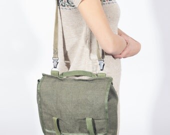 Messenger Bag, Canvas Messenger Bag, Military Bag, Canvas Cross Body Bag, Canvas Hipster Shoulder Bag, Men Messenger Bag, Camping Gear