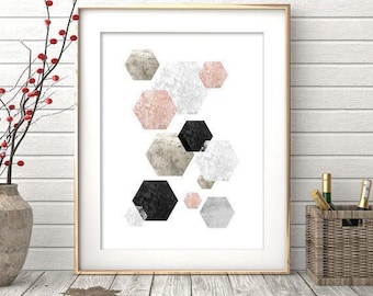 Digital Print, Printable Wall Art, Abstract Art, Geometric Print, Abstract Print, Scandinavian Art, Affiche scandinave, Scandinavian Print