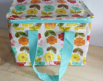 Vintage Inspired Lunch Insulated Lunch Bag