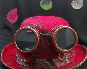 Psychedelic/psychedelic bowler bowler hat