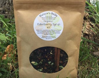 Organic Elderberry Syrup Kit