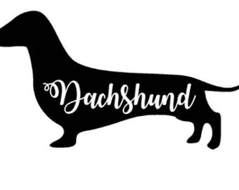 Dachshund Decal 