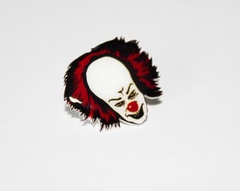 Pennywise PIN - Horror icon, Halloween, horror movies, pin collector , comic con, horror con, horror mask, IT, Stephen King, clown scary
