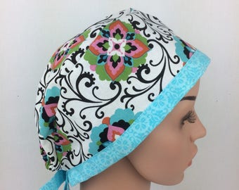 CLEARANCE ! Womens Scrub Hats Surgical Scrub Cap Nurse Hat Chemo Cap Surgical Scrub Hat Pixie ScrubHats