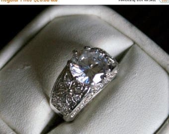 ON SALE Splendid CZ Silver Ring