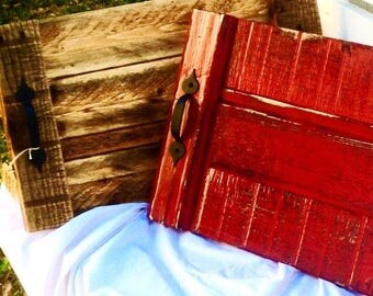 ON SALE Wooden Breakfast Tray - Reclaimed Wood Tray - Wooden Serving Tray - Rustic Home Decor - Coffee Table Tray - Breakfast In Bed - Rusti