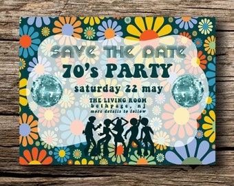 70s invitations | Etsy