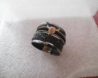 "SMALL WRIST" LEATHER CUFF