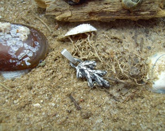 Woodland Mori small Cypress Pendant in fine silver and sterling 925