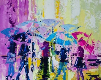 Umbrella painting | Etsy