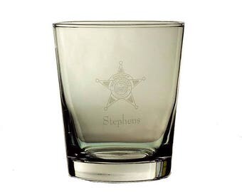 Police Officer Dad Gifts - 13 oz Glasses - Police Dad Gift - FREE shipping in Cont US